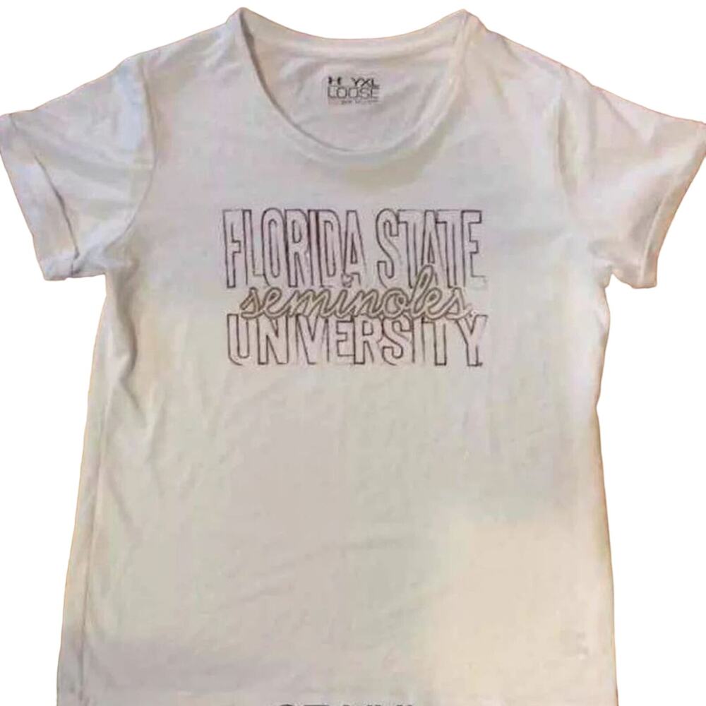 Florida State University FSU Seminoles Girl's XL Graphic T-shirt
